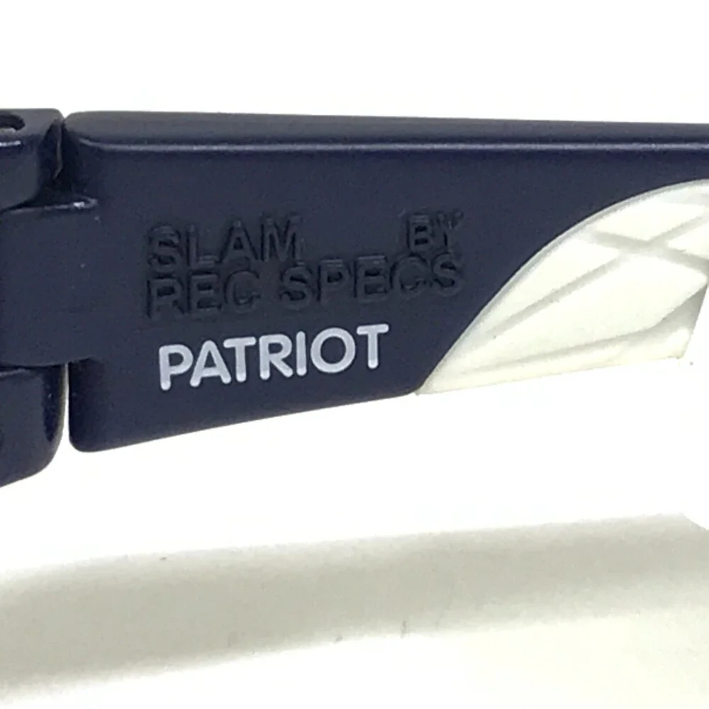 Rec Specs Athletic Goggles Frames SLAM PATRIOT Matte Navy Blue Red 52-17-130